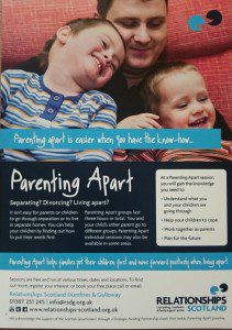1 a 1 a Parenting apart Postcard