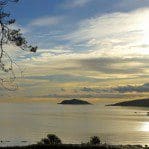 View from the top of Rockcliffe looking across to Heston Island