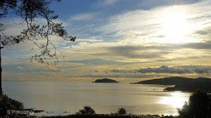 View from the top of Rockcliffe looking across to Heston Island