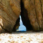 Powillimount beach spot the face on the exit