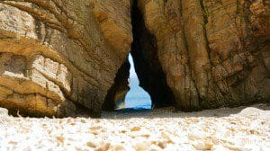 Powillimount beach spot the face on the exit