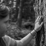My Sister Holly in Dalbeattie forrest