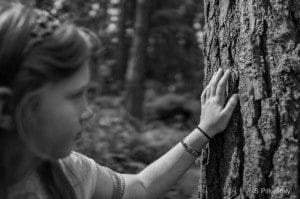 My Sister Holly in Dalbeattie forrest