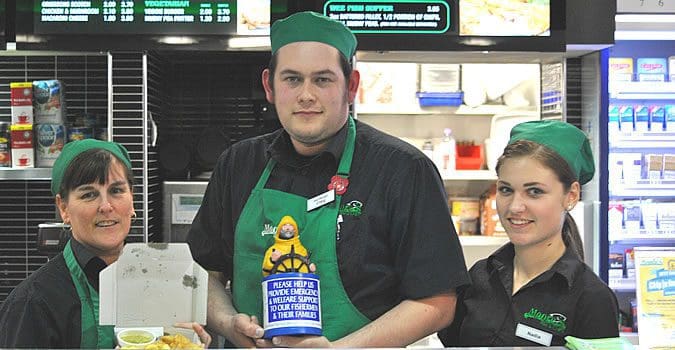 Moore’s Fish & Chip Shop’s Chip In For Charity Day