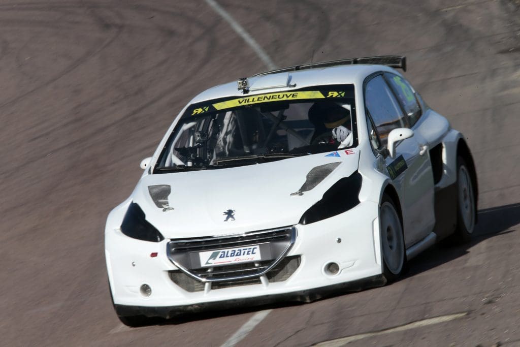 VILLENEUVE HAS FIRST PROPER TEST DAY FOR D&G BASED RALLY CROSS TEAM ALBATEC RACING