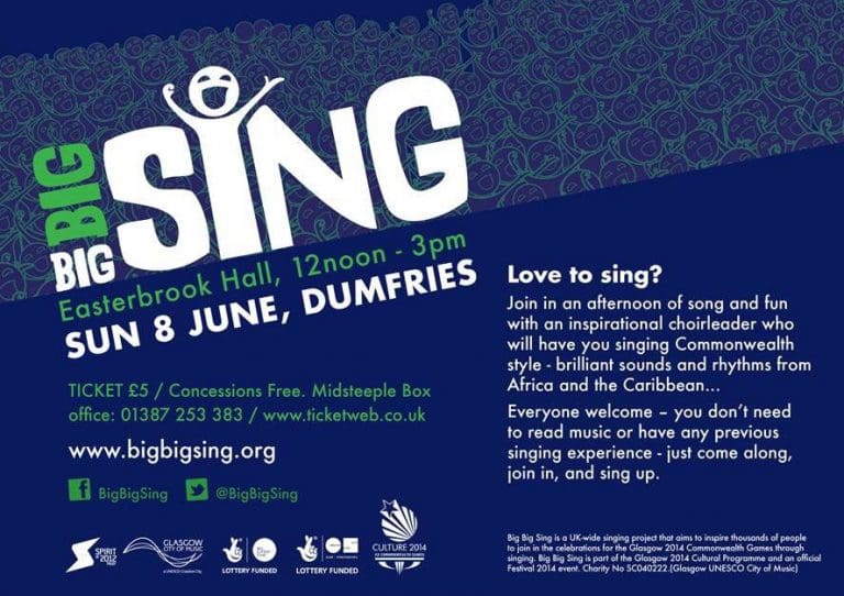 BIG SING COMES TO DUMFRIES