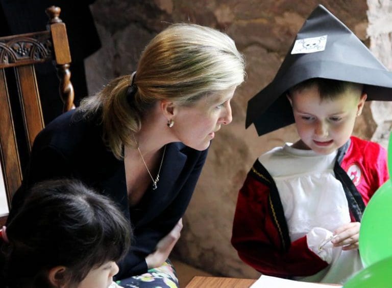 COUNTESS OF WESSEX VISITS THE BIRTHPLACE OF PETER PAN
