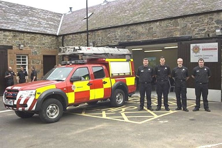 NEW COMMUNITY FIRE STATION FOR LEADHILLS VOLUNTEERS