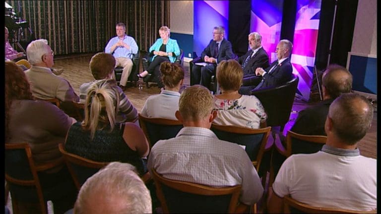 ITV BORDER TAKE REFERENDUM DEBATE TO STRANRAER