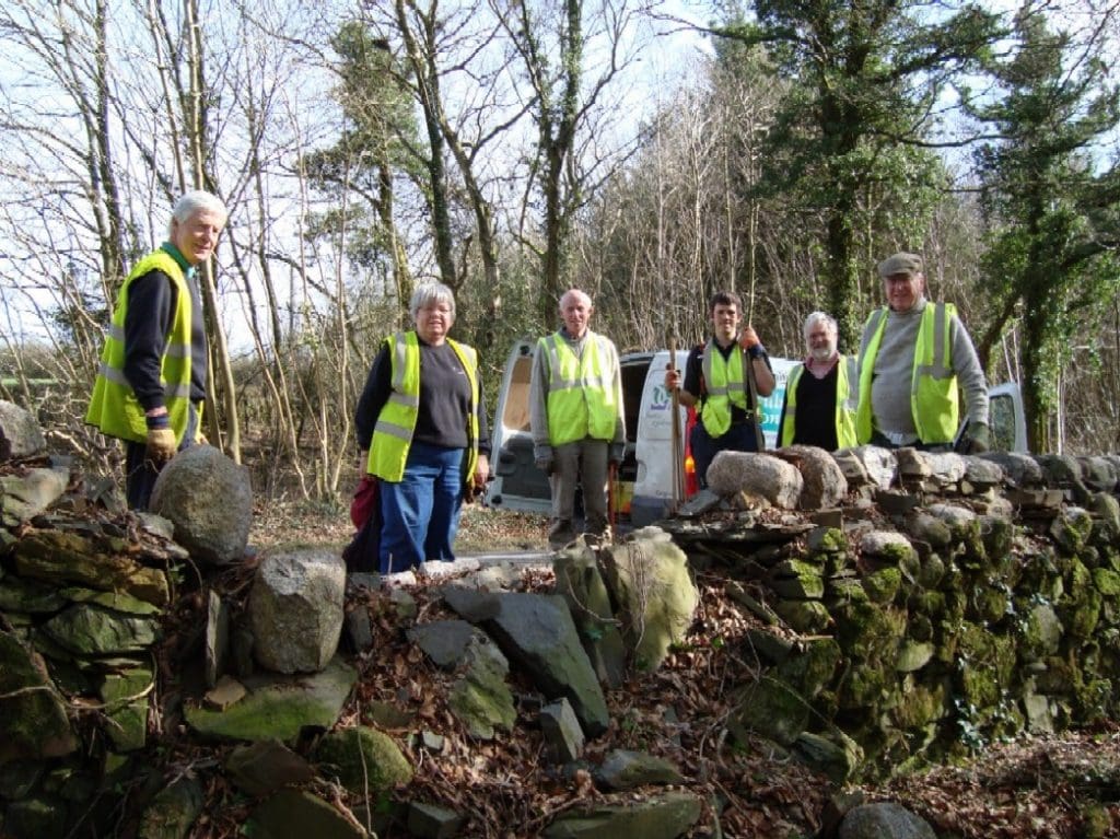The Gatehouse Development Initiative’s ‘Cally Boundaries’ project, which involved the local community in restoring and improving the boundary features in the Cally Estate, and taught them skills such as drystane dyking. Heritage lottery Funded