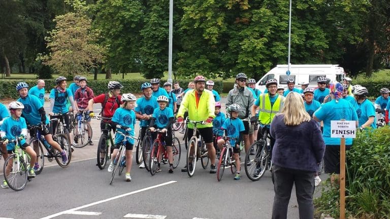 DUMFRIES AND GALLOWAY MP BACKS BIKE FOR BOBATH CHALLENGE
