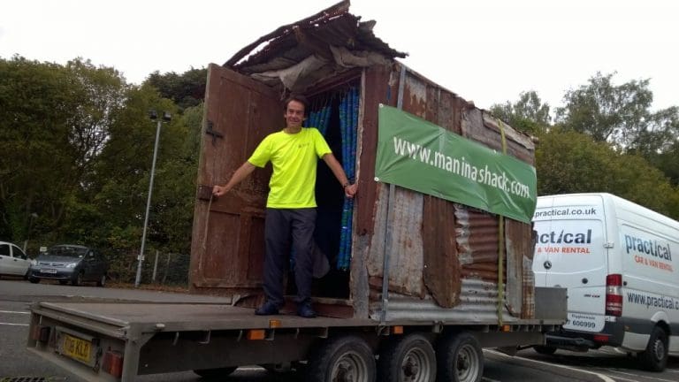 MAN IN A SHACK IS IN DUMFRIES AND GALLOWAY