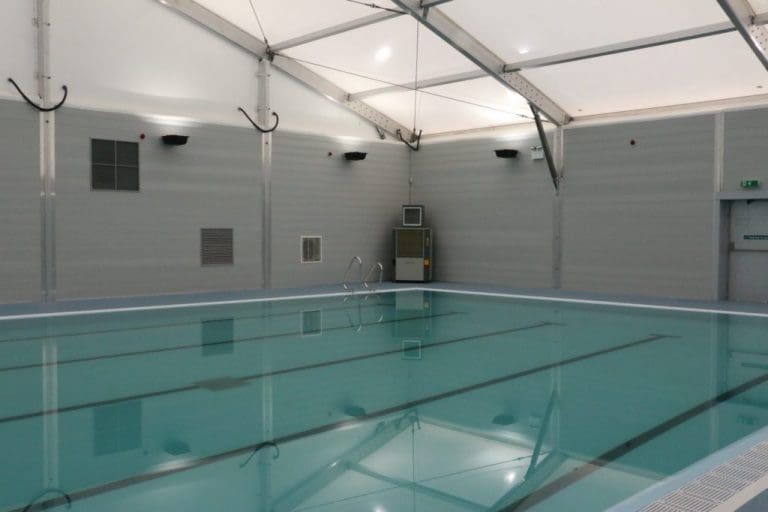 DUMFRIES TEMPORARY POOL ON TRACK TO OPEN 6th OF OCTOBER
