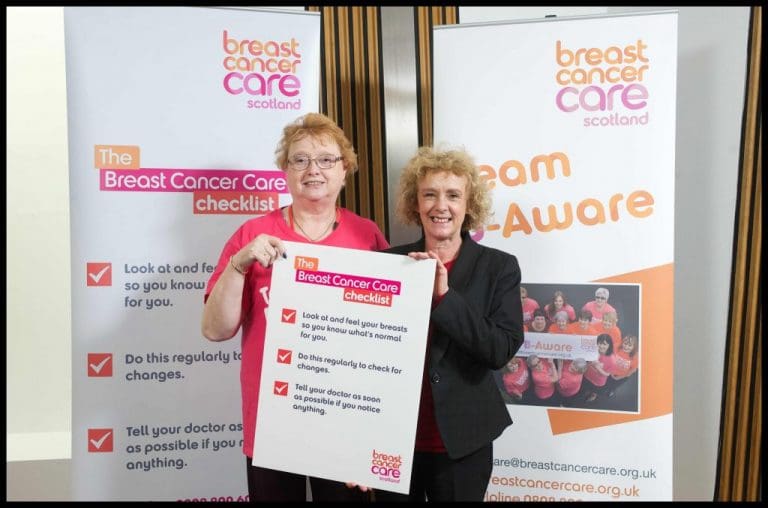 DUMFRIES AND GALLOWAY MSP HIGHLIGHTS BREAST CANCER AWARENESS