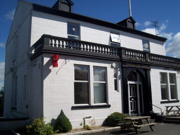 HAVE YOU EVER HAD A GHOSTLY EXPERIENCE IN THE TROQUEER ARMS PUB ?