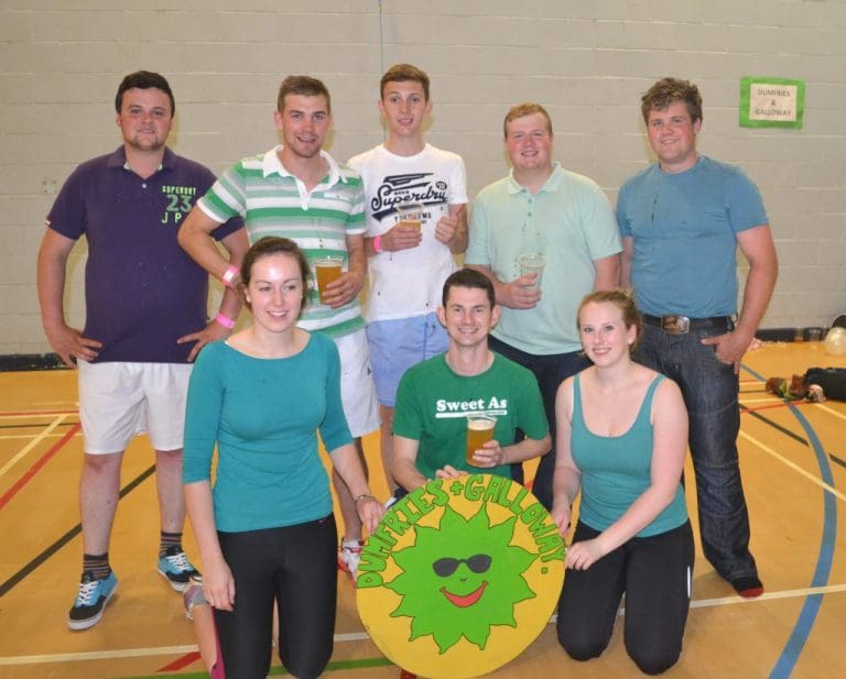 DUMFRIES AND GALLOWAY YOUNG FARMERS COME A GRACIOUS SECOND AT WEST REGION BIG NIGHT OUT