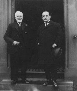 JM Barrie with his Maths teacher Mr Neilson , shared With permission from the Moat Brae Trust 