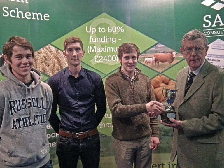 DUMFRIES AND GALLOWAY STUDENTS FROM SRUC BARONY WIN WINTER WHEAT CHALLENGE