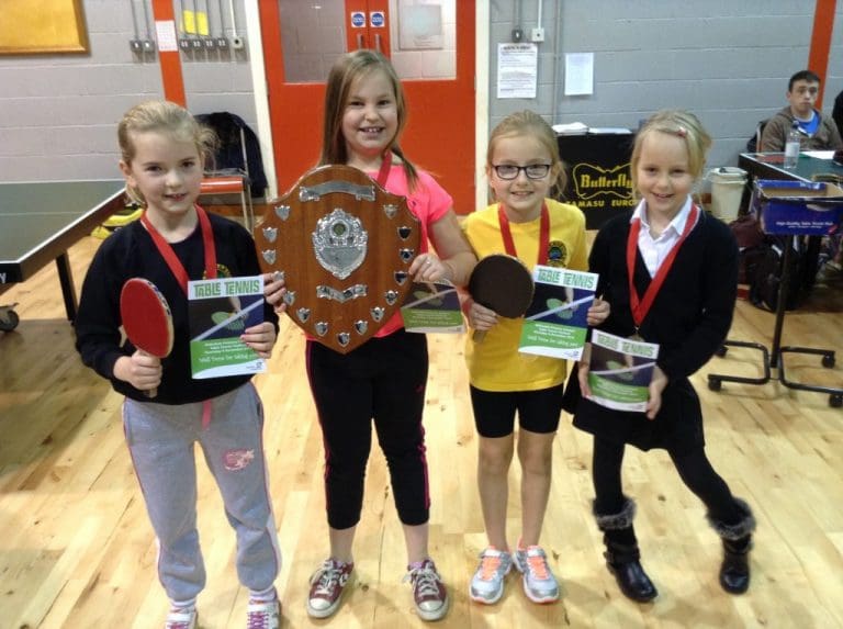DUMFRIES AND GALLOWAY PRIMARY SCHOOLS GO CRAZY FOR PING PONG