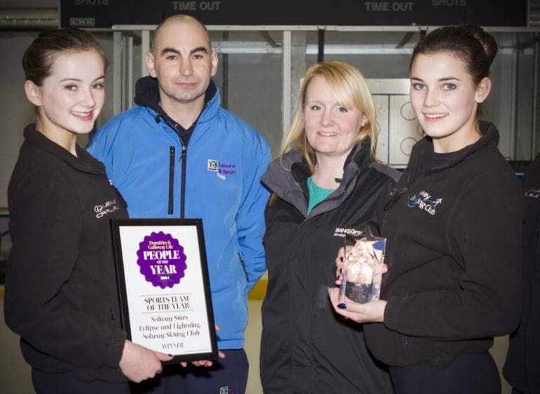 SOLWAY SKATERS DANCE WITH JOY AT D&G LIFE AWARD