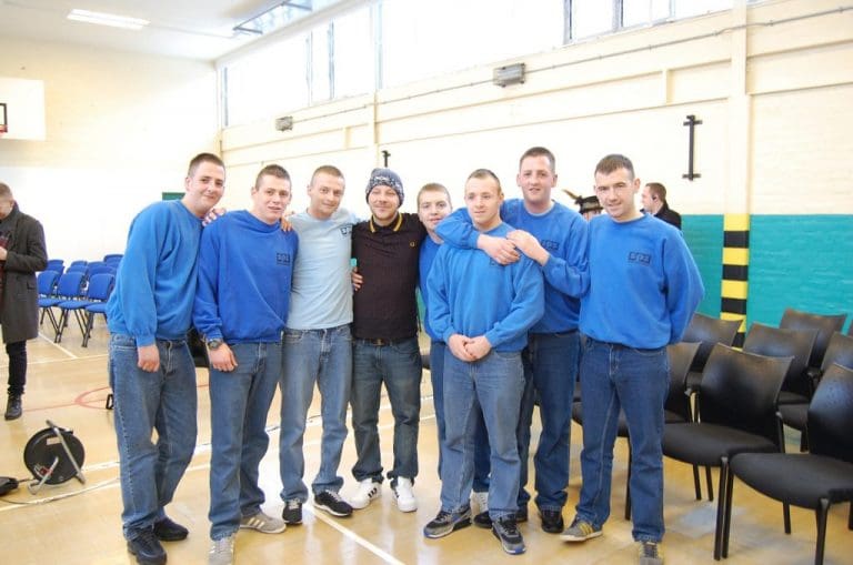 HIP HOP STARS HECTOR BIZERK GO TO JAIL TO STAGE FREE BIG BURNS SUPPER GIG