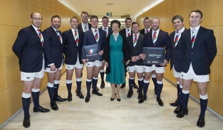 DUMFRIES MAN’S ARCTIC RUGBY CHALLENGE GETS A ROYAL RECEPTION