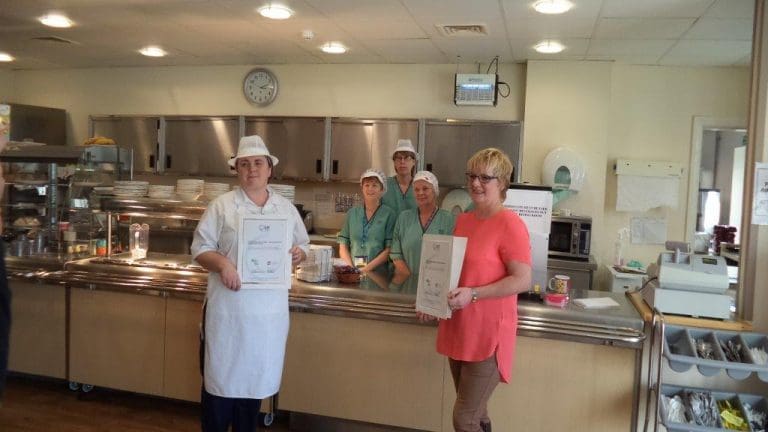 NEWTON STEWART HOSPITAL WINS EAT SAFE AWARD