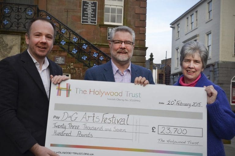 £26,700 GRANT FROM THE HOLYWOOD TRUST HELPS EXTEND DUMFRIES AND GALLOWAY ARTS FESTIVALS YOUTH PROGRAMME