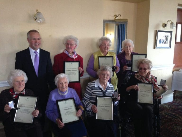 DUMFRIES AND GALLOWAY MP THANKS LOCAL WW2 MUNITIONS WORKERS
