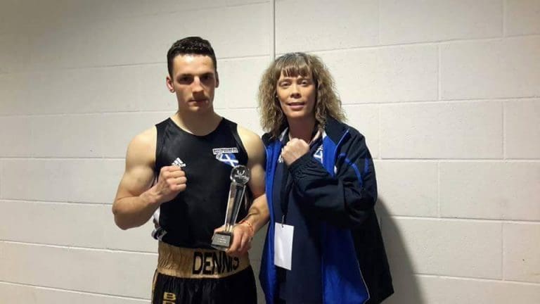 DUMFRIES BOXER TAKES GOLD , DENNIS BROADHURST NO1 SENIOR ELITE WELTERWEIGHT IN SCOTLAND