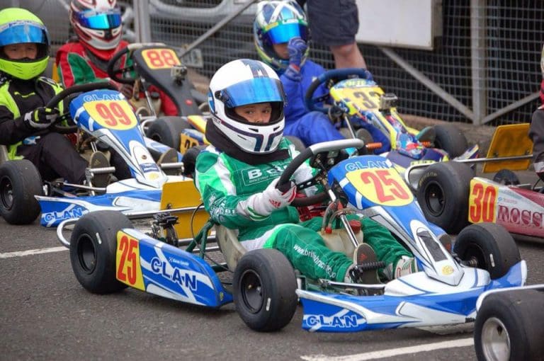 8 YEAR OLD DUMFRIES GO-KART RACER ‘KIERAN’ CONQUERS ALL