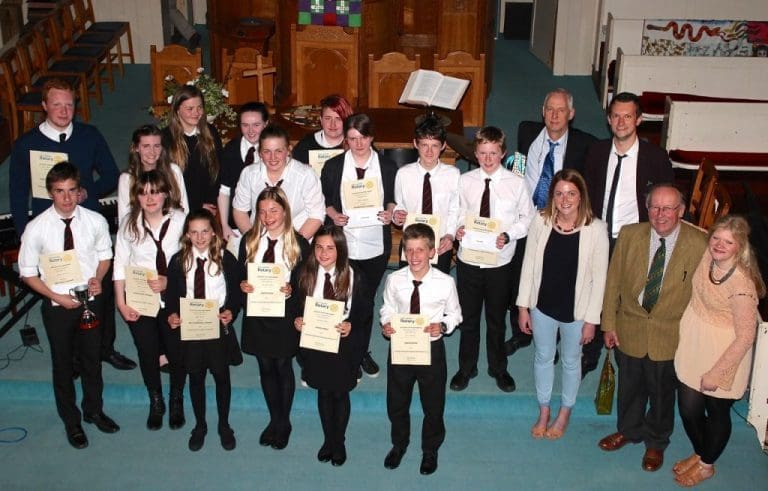 KIRKCUDBRIGHT ROTARY HIT A HIGH NOTE WITH THEIR FIRST YOUNG MUSICIAN COMPETITION