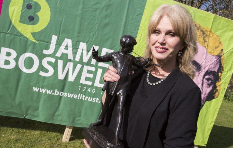 MOAT BRAE’S PETER PAN FLIES TO JOIN JOANNA LUMLEY IN J.M.BARRIE BIRTHDAY CELEBRATIONS
