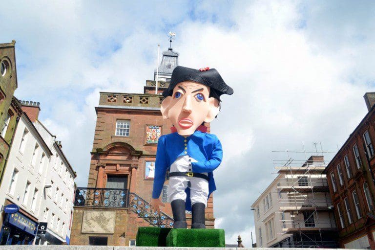 FREE PUPPET PLAY IN DUMFRIES TOWN CENTRE MARKS BATTLE OF WATERLOO BICENTENARY