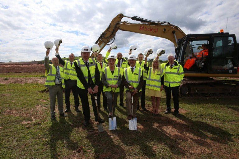 Cabinet Secretary Breaks Ground At New Dumfries & Galloway Hospital Site