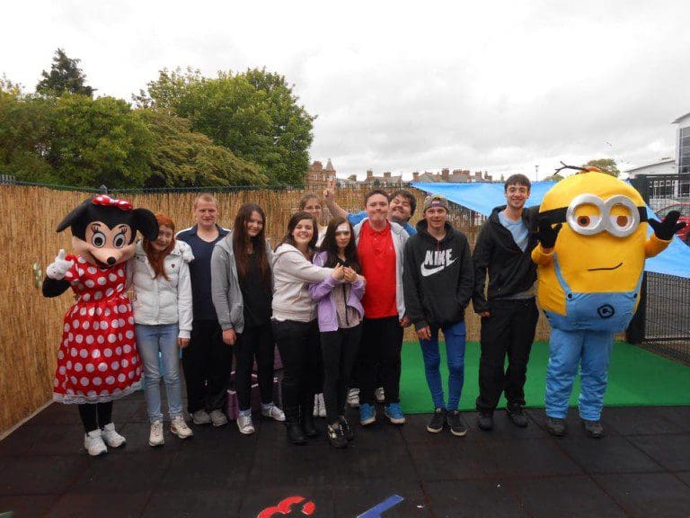 Dumfries College Students Help Make an ACE Job of Annan Playgroup Playground.