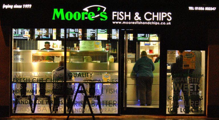 Castle Douglas Chippy Frying For National Fish Friday