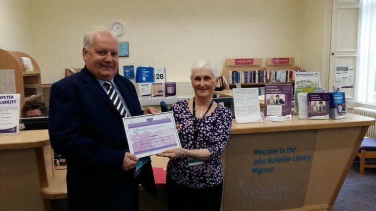 1000th Customer Service Professional Award Joy For Dumfries and Galloway’s Nikki