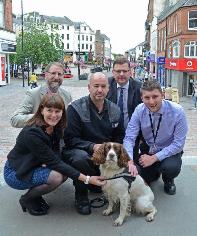 DIXIE THE SNIFFER DOG CRACKS DOWN ON ILLEGAL TABACCO IN DUMFRIES AND GALLOWAY