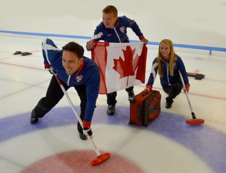 LOCKERBIE  CURLING STAR  AND FAMILY LAUNCH THE MATT MURDOCH CURLING FOUNDATION