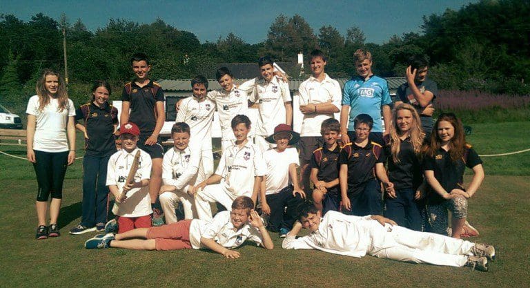 SUN SHINES ON GALLOWAY V CALLANDER UNDER 15s CRICKET MATCH