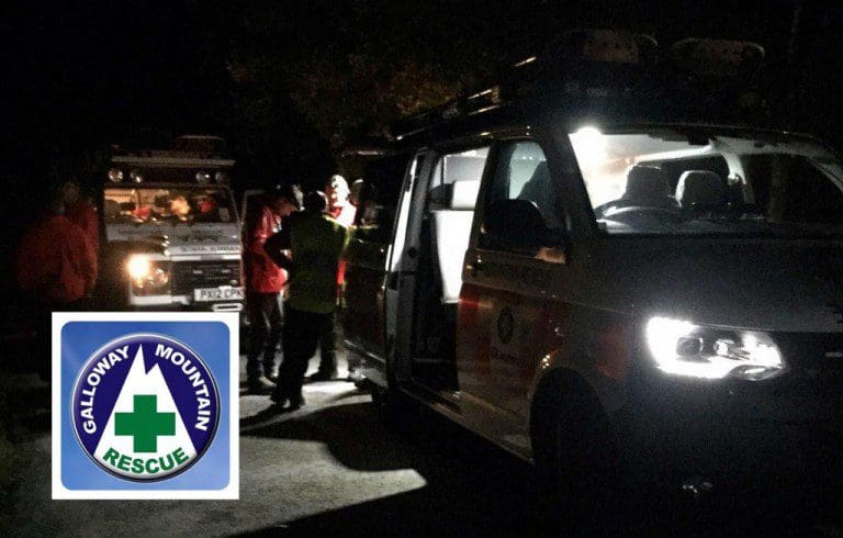 SIX LOST WALKERS AIRLIFTED FROM BUCHANHILL IN THE GALLOWAY FOREST PARK