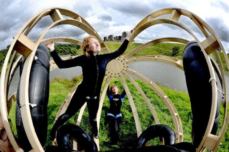 Welsh Urchin Floats Scottish Environmental Art Festival-Goers Into New Realms of Tranquility