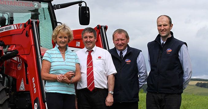 MASSEY FERGUSON ‘HIGHLAND SHOW’ TRACTOR PRIZE ARRIVES AT DUMFRIES WINNERS FARM