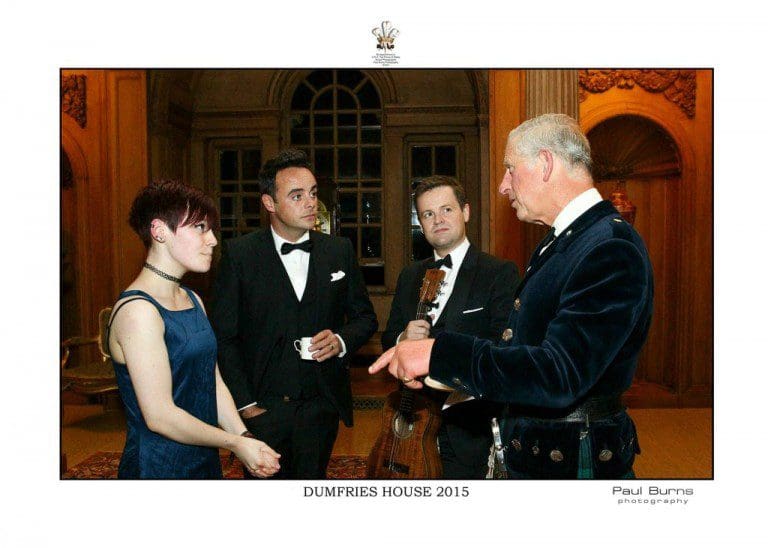 DUMFRIES AND GALLOWAY STARLET SHINES FOR HRH THE PRINCE OF WALES