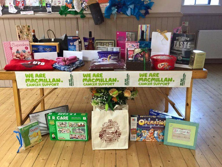 £1418.55 RAISED AT LOCHMABEN MACMILLAN COFFEE MORNING