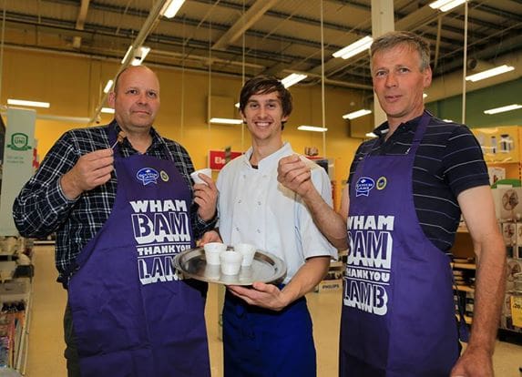 Local Dumfries Farmer Supports QMS Scotch Lamb Sampling Activities