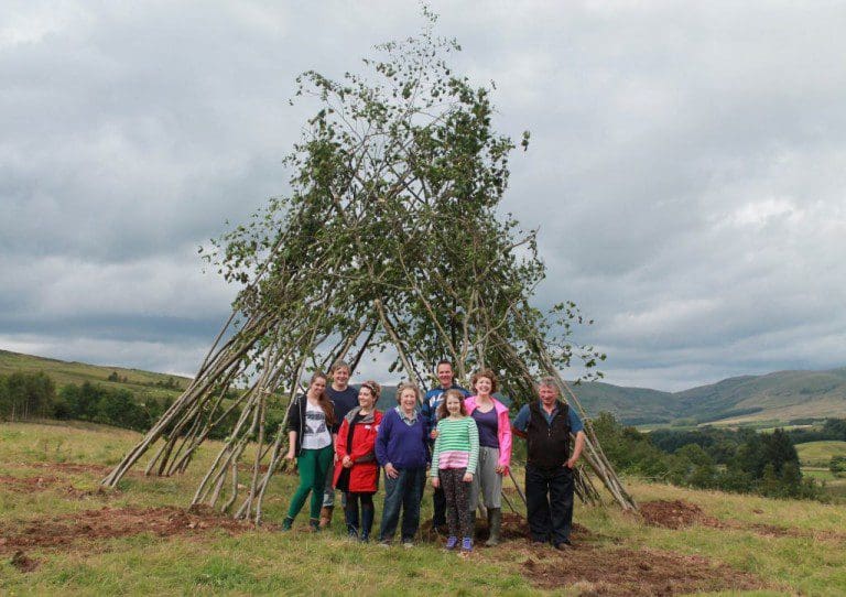 VOLUNTEERS BUILD MASSIVE SCULPTURE TO MARK ‘INTERNATIONAL DAY OF THE DISAPPEARED’
