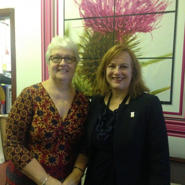 South Of Scotland MSP Visits Women of the World