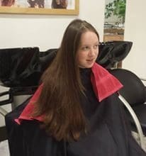 WALLACE HALL PUPIL ‘KAITLYND BELL’ RAISED £300 AND DONATES HAIR TO CHARITY